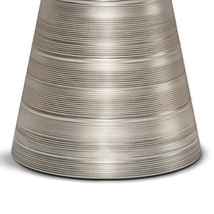 Modern Minimalist Metal Coffee <b>Table</b> With Conical Base For Living Room Furniture - Product Image 5