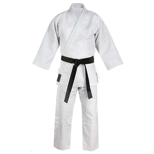 Kimono Blanco de BJJ, Uniforme 100% Algodón, Corte Holgado, Unisex para Adultos, Ropa Duradera para Artes Marciales, Cinturón Negro Incluido, Peso del Tejido 480g - Product Image 3