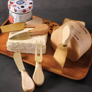 Premium Metal <b>Cheese</b> <b>Knife</b> <b>Set</b> <b>Cheese</b> Cutter Collection for Gourmet Serving and Food Presentation - Product Image 5