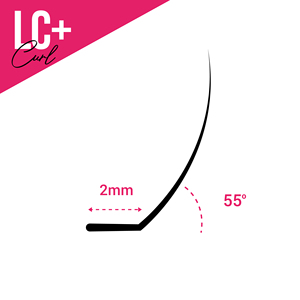 ขนตาปลอม CharmLash LC Curl แบบขายส่ง งอนพิเศษ 50 องศา ต่อขนตาแบบเส้นต่อเส้น ฐาน 2 มม. ให้ลุคตาเปิด ยกกระชับ ติดทนนาน สีดำด้าน บรรจุในถาด - Product Image 4