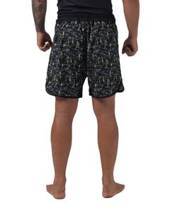 Academy Premium Spandex Fight Shorts para hombres Logotipo personalizado Sublimación Black Grappling BJJ MMA Mens Martial Arts Wear - Product Image 3