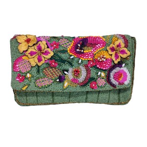 Pochette perlée faite à la main, prix abordable, sac de soirée de créateur pour femme, idéal pour mariage, fête et occasions festives - Product Image 6