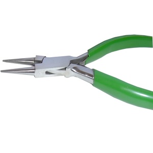 High Quality SUNTOOLS/STIPL 5" Iron Heavy Duty Pin <b>Tong</b> with <b>Plastic</b> Handle Luxury Jewelry Making Tool at Wholesale Low Price - Product Image 1