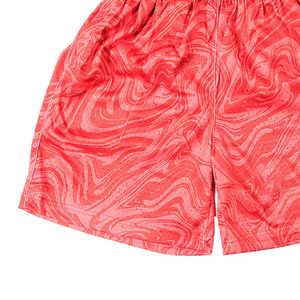Shorts de bain pour hommes en toile unie, fabriqués en usine, avec logo personnalisé, style streetwear décontracté, fermeture à cordon, séchage rapide, vente en gros - Product Image 5