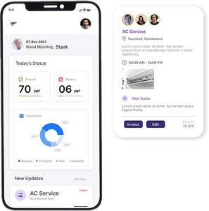 Développement d'applications mobiles de gestion de projets de construction Royalcraft pour Android et iOS avec suivi des tâches et rapports de progression - Product Image 4