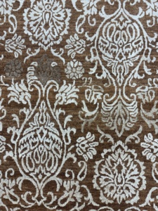 Luxury Brown <b>Printed</b> Wool Viscose Area Rug Handmade Modern Carpet for Living Room <b>Bedroom</b> Home Decor - Product Image 5