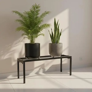 Jardinière surélevée moderne pour patio extérieur, balcon, en bois, pour cultiver des herbes, des légumes et des fleurs - Product Image 5