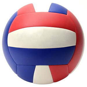 High Quality OEM <b>Machine</b> <b>Stitched</b> Leather Durable Lightweight Professional Training Volleyballs Entertainment Adjustable Closure - Product Image 1