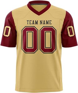 Jersey Profesional de Fútbol Americano, Tela que Absorbe la Humedad, Sublimación Completa, Nombre y Número del Equipo Personalizados, Proveedor OEM - Product Image 2