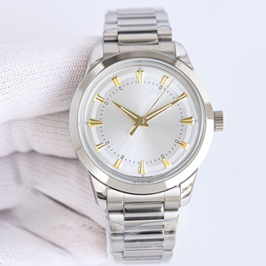 Montre mécanique automatique de luxe en acier inoxydable platine éternel pour homme, idéale pour les affaires et les trajets quotidiens - Product Image 1
