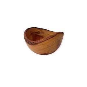 Tazón de Ensalada de Madera Ecológico Hecho a Mano, Tazón Redondo Decorativo Pintado a Mano de Madera de Mango para Servir Frutas y Ensaladas - Product Image 5