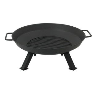 Brasero de Acero Sólido Vintage para Exteriores, Chimenea de Leña para Jardín, Calentador de Acero al Carbono con Patas de Acero Inoxidable - Product Image 2