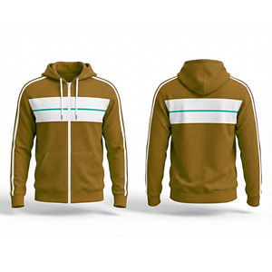Sweat à capuche baggy réversible QUICKSHOW Streetwear 3D éco-responsable 100% coton, tissu double face, fermeture éclair, blocs de couleur, pour homme - Product Image 3