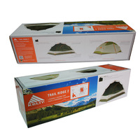 Boîte en carton ondulé solide imprimée personnalisée pour la livraison de stockage de tente de camping avec manipulation de stratification mate de gaufrage