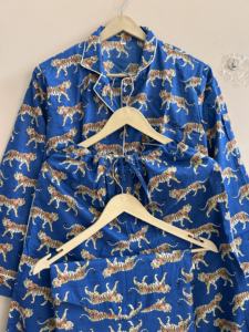 Conjunto de Pijama de Algodón para Mujer, Ropa de Dormir Cómoda con Estampado, Ropa de Noche de Lujo - Product Image 5