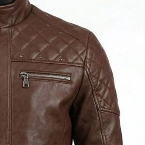 Veste en cuir sur mesure pour homme, style classique, cuir de vache véritable, logo personnalisé, OEM ODM, vente en gros, vêtements d'hiver - Product Image 5