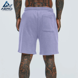 Pantalones Cortos de Felpa para Hombre, Estilo Casual, Deportivos, para Gimnasio, Cintura Elástica, Tela Suave, para Uso Diario en Verano - Product Image 2