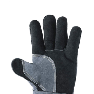 Heavy Duty Heat Resistant Split Leather Welding <b>Gloves</b> <b>Long</b> Cuff Industrial Protective Gauntlets For Construction And Workshop - Product Image 5