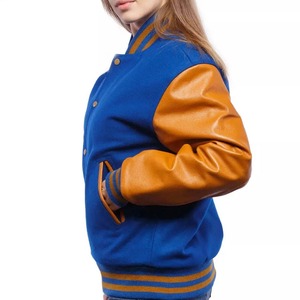 New Custom Unisex <b>Corduroy</b> Winter Eco-Friendly Breathable Leather University <b>Jacket</b> <b>Men</b> Women's Padded Bomber Stand Collar - Product Image 5