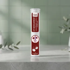 Comprimés effervescents pour la gestion des infections urinaires, 20 unités, Sativa Officinalis, Canneberge, D-Mannose, Soutien de l'équilibre du pH pour adultes - Product Image 3