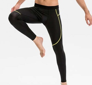Cumbre Sports <b>Men</b> <b>Compression</b> Leggings Gym Running Workout <b>Tights</b> Quick Dry Stretch Elastic Waist Fitness Sports Pants - Product Image 5