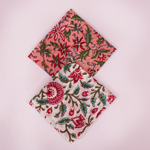 Geometric Eco Friendly Bandana Cotton Block Printed Unisex <b>Square</b> <b>Scarf</b> Ethnic Style Spring Summer Use Neckerchief - Product Image 4