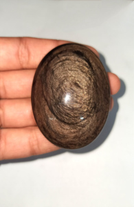 New Arrival High Quality Copper Obsidian Cabochon Natural Mixed Shape Loose Gemstone <b>Silver</b> Pendant Handmade for High Quality - Product Image 3