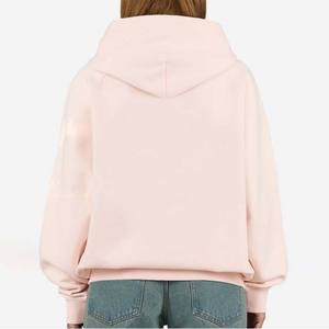 Sudadera con Capucha y Cremallera para Mujer, Color Rosa Claro, 100% Poliéster, Tejido de Punto, Corte Regular, para Otoño e Invierno, Fabricada en Pakistán - Product Image 4