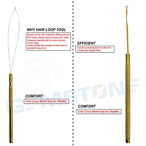 Pinzas de Extensión de Cabello de Acero Inoxidable de Primera Calidad, Duraderas y Reutilizables, con Logotipo Personalizado, Tamaño Personalizado, Se Acepta OEM - Product Image 5