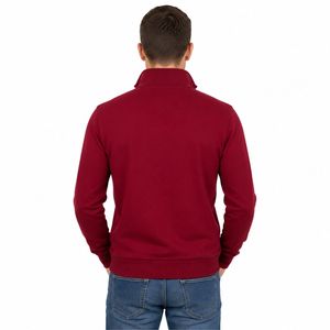 Custom Design <b>Men's</b> 100% Cotton Half Zip Sweatshirts Durable Stitching Stand Collar Embroidery Logo Winter Wear <b>Men's</b> Sweatshirt - Product Image 2