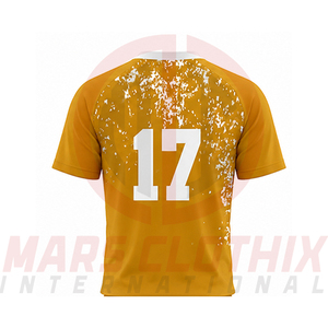 Conjunto de Uniforme de Lacrosse Sublimado Personalizado, 100% Poliéster, Cuello en V, Manga Corta, Nombre del Equipo Impreso, Absorbe la Humedad, Talla Grande para Adultos - Product Image 5