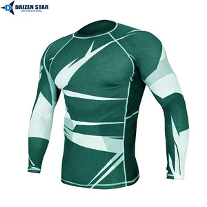 UPF50+ Breathable Eco-Friendly Anti-Bacterial Quick Dry Chlorine Resistant Long Sleeve Swim Rash Guard High Quality Top - Product Image 3