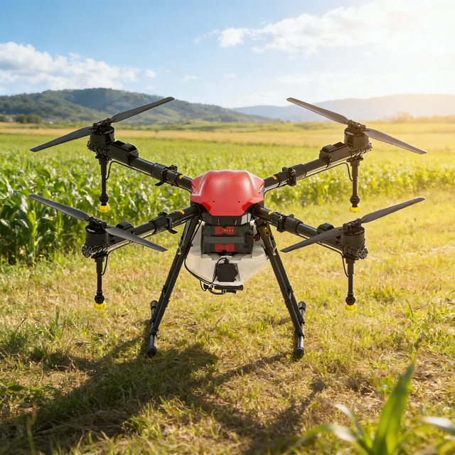 Large Commercial Drone with Long Range Remote Control for Big Area Agricultural Spraying and Professional Applications