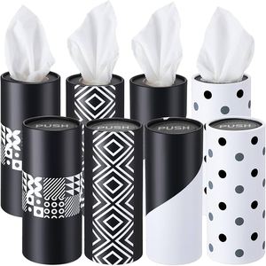 Cylindre de mouchoirs en papier de bambou premium pour voiture, tube de mouchoirs portable, fournisseur et fabricant de mouchoirs automobiles - Product Image 1