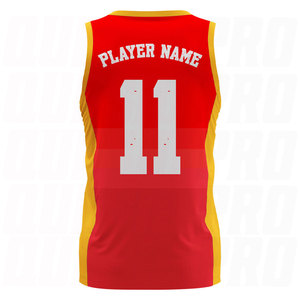 Nouveau design Maillot de basketball américain Vente chaude Vêtements de sport en gros Uniforme personnalisé pour équipe, brodé, pour entraînement et match Hommes Jeunes Adultes - Product Image 6