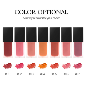 7 Colors Liquid <b>Blush</b>, Buildable Long-Lasting Matte Cream <b>Blush</b> for Natural Cheek Glow - Product Image 1