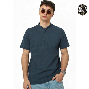 Chaqueta de Forro Polar para Hombre, 100% Poliéster, con Cierre de Cremallera 1/4, Cuello Alto Tejido, Manga Corta, en Oferta - Product Image 1