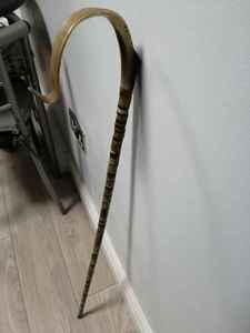 <b>Rustic</b> Horn Walking Stick Handle for Traditional <b>Wooden</b> Canes Handmade Quality Tradebyd - Product Image 1
