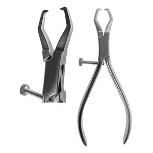 Pinzas para Remover Coronas Dentales de Acero Inoxidable con Punta de Goma para Ortodoncia, Certificadas CE ISO por Grip Surgical - Product Image 1