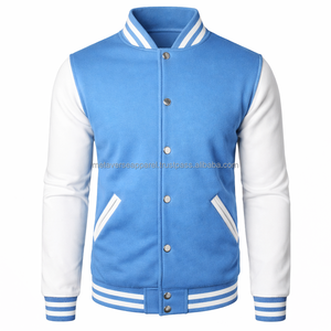 Premium Custom Varsity <b>Jacket</b> With Chest And Back Embroidery Wholesale Personalized <b>Baseball</b> <b>Jacket</b> - Product Image 3