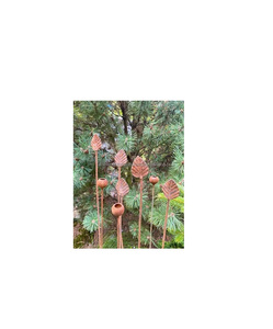 Supports de plantes en métal de qualité supérieure pour jardinières de patio, résistants à la rouille, en fer. - Product Image 1