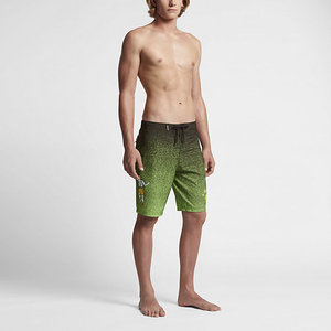 Shorts de plage et de surf pour hommes, style luxueux américain, tissu Oxford haut de gamme, broderie florale, trois pièces, taille élastique - Product Image 6