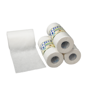 Krclean Toallitas de Cocina Ecológicas Súper Absorbentes Lisas, 30 Hojas de 20x22cm, Paños de Limpieza Desechables de Tela No Tejida Blancos - Product Image 1