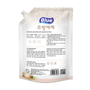 Detergente líquido para lavar platos de 2,1 L de alta calidad, bolsa desechable ecológica con boquilla de Vietnam - Product Image 6