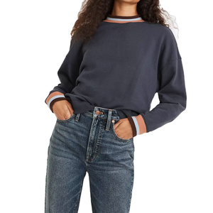 Sweat-shirts en molleton doux pour femmes, tenue décontractée confortable, sweat-shirts décontractés pour femmes, vêtements simples pour tous les jours, sweat-shirts en coton pour femmes - Product Image 1