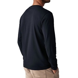 Chemises OEM vierges pour hommes, légères, à manches longues, avec logo personnalisé, respirantes, décontractées, pour l'été, vente en gros, streetwear, fabricant, en vrac - Product Image 3