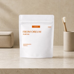 [FROM OREUM] Pasta de Dientes en Tabletas con Sabor a Cítricos, Bolsa Portátil de Pasta de Dientes de Mandarina de Jeju para Viajes - Product Image 2