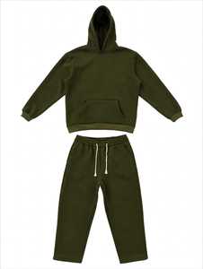 Conjunto Deportivo Unisex con Capucha y Media Cremallera, Manga Larga, Corte Regular, Transpirable, Poliéster/Algodón, Ligero, Ropa Casual de Invierno - Product Image 1