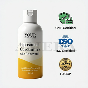 Liposomal Curcumin with Resveratrol Liquid Dietary <b>Supplement</b> OEM Private Label Manufacturer Bulk Supplier - Product Image 2