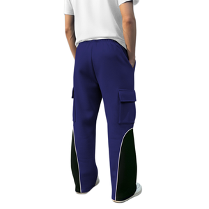 Baggy Sweatpants Men's Wide Leg Sweats Pants Casual Loose Fit Bottom Athletic <b>Joggers</b> with Pockets Trousers Pants for Men - Product Image 3